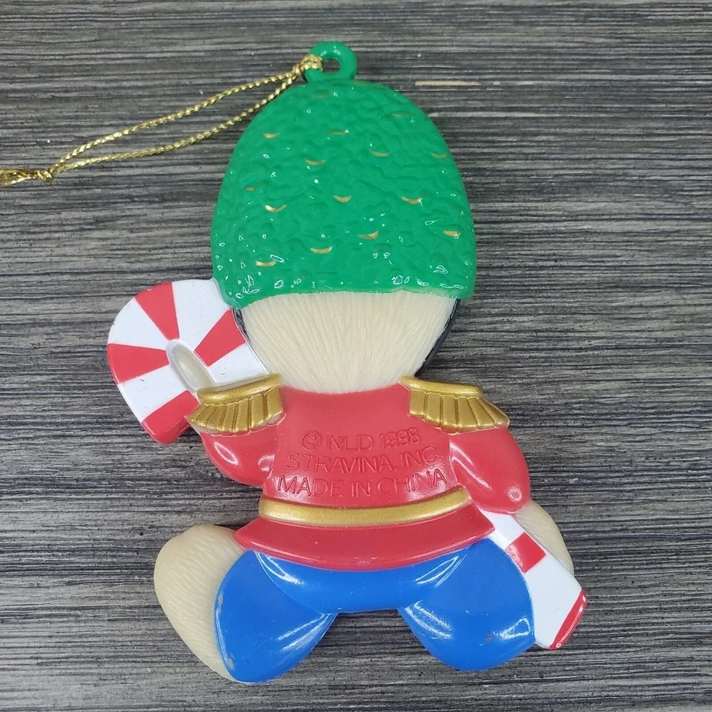 Stravina Personalized KEVIN Teddy Bear Toy Soldier Christmas Tree Ornament Candy